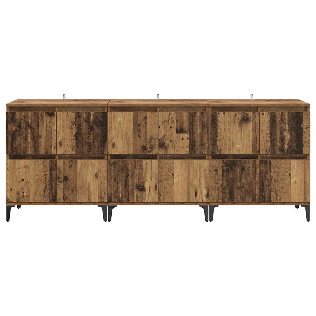 Credenza | Sideboards 3 pcs Legno vecchio 60 x 35 x 70 cm