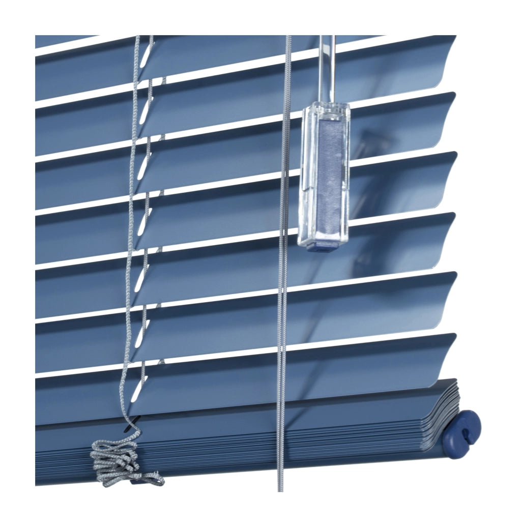 VIEWTEX Veneziana in alluminio 25mm azzuro  150 X 250cm - Made in Europe - 5 anni di garanzia