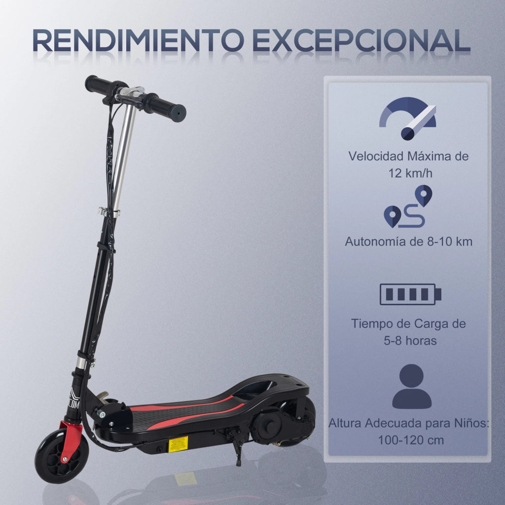 Monopattino Elettrico Pieghevole per Bambini ¨C Minimal ¨C Nero, Regolabile