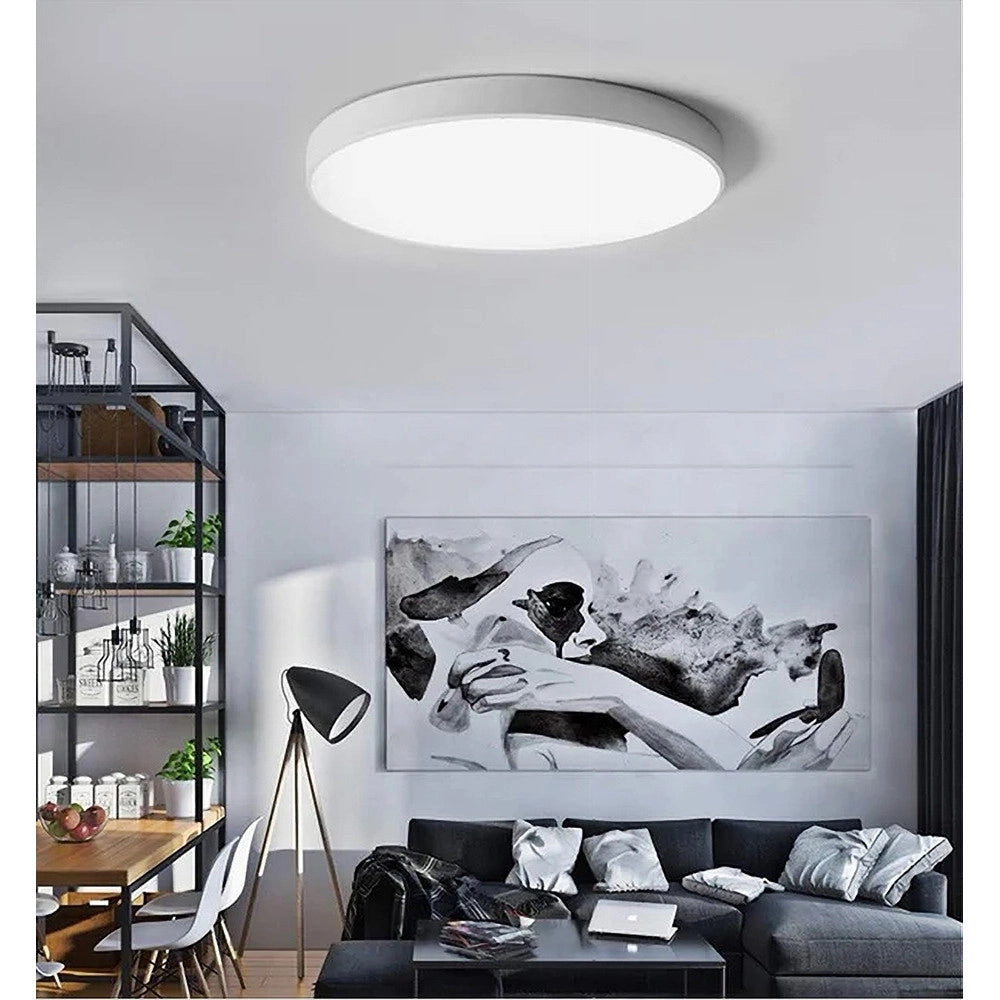 Trade Shop - Plafoniera Led 70w Rotonda Lampada Soffitto Bianca Lampadario Luce Naturale 02560 -