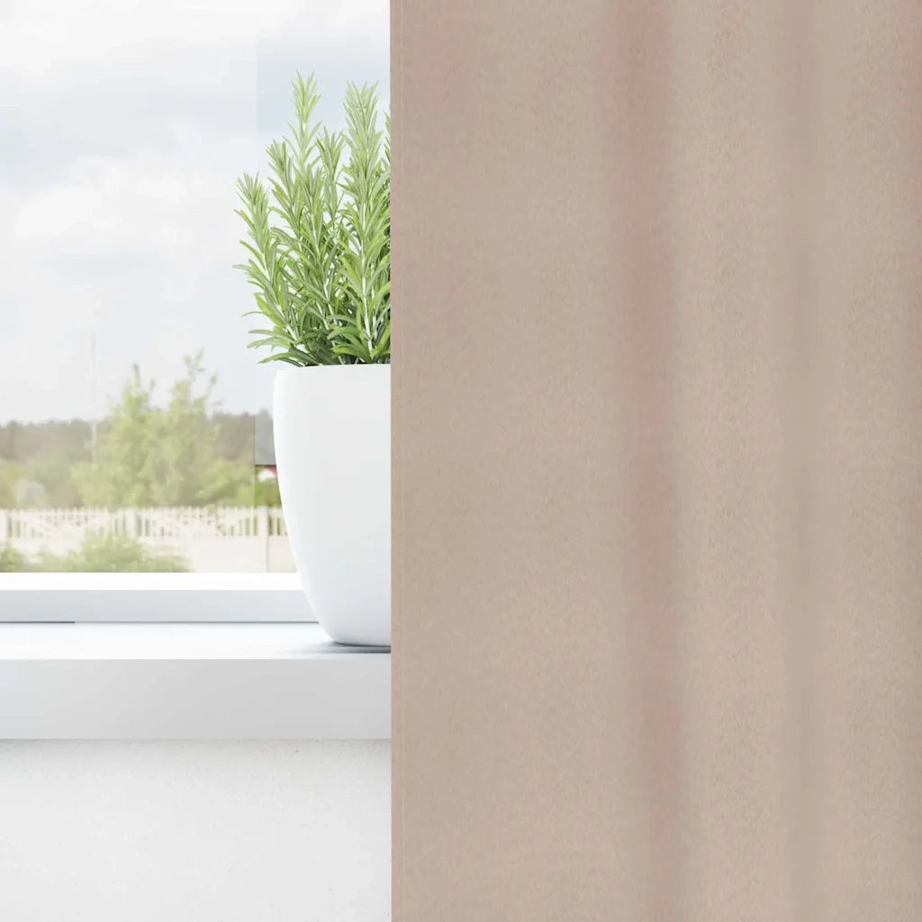 Tende Oscuranti | Tende Blackout con Anelli 2 pz Talpa 225 x 140 cm Poliestere