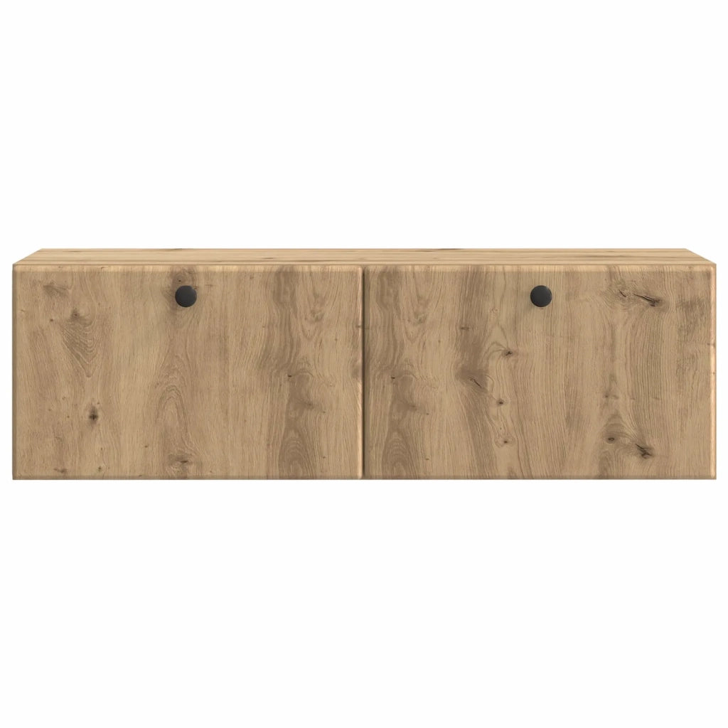 Mobile Porta TV da Muro-Credenza per TV sospesa 98 x 31 x 30 cm Rovere Artigianale
