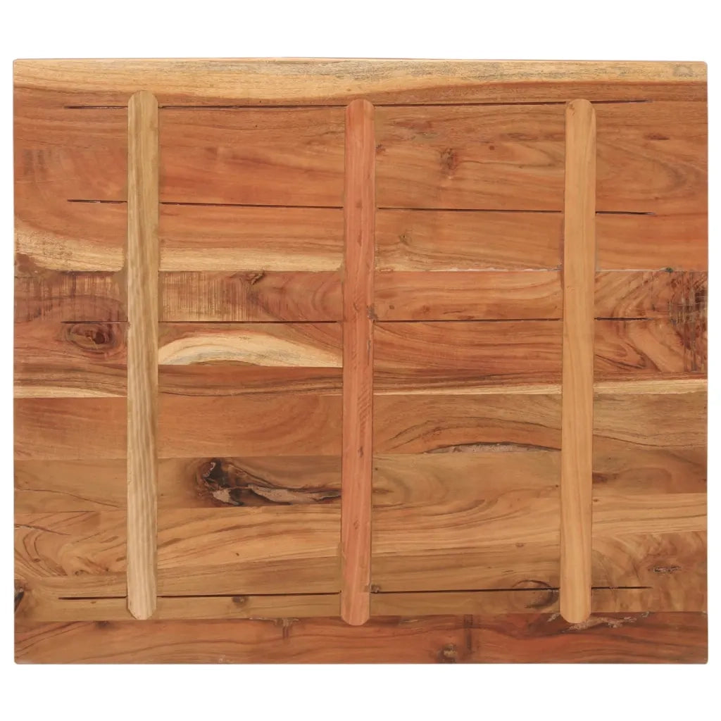 Piano Tavolo | Superficie Tavolo | Piano Scrivania 90x80x3,8 cm Rettangolare Legno Massello Acacia