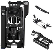 Kit multitool per bicicletta 38 combinato 1 set di riparazione per bicicletta con chiave a catena, chiave inglese, pinza e cricchetto - un set di accessori portatile per bicicletta