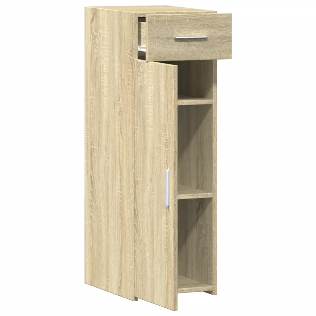 Credenza-Buffet-Armadio da cucina Rovere Sonoma 30x42,5x93 cm in Legno Multistrato 984585