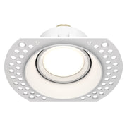 Maytoni Lampada da incasso Dot 1 luce GU10 bianco alluminio