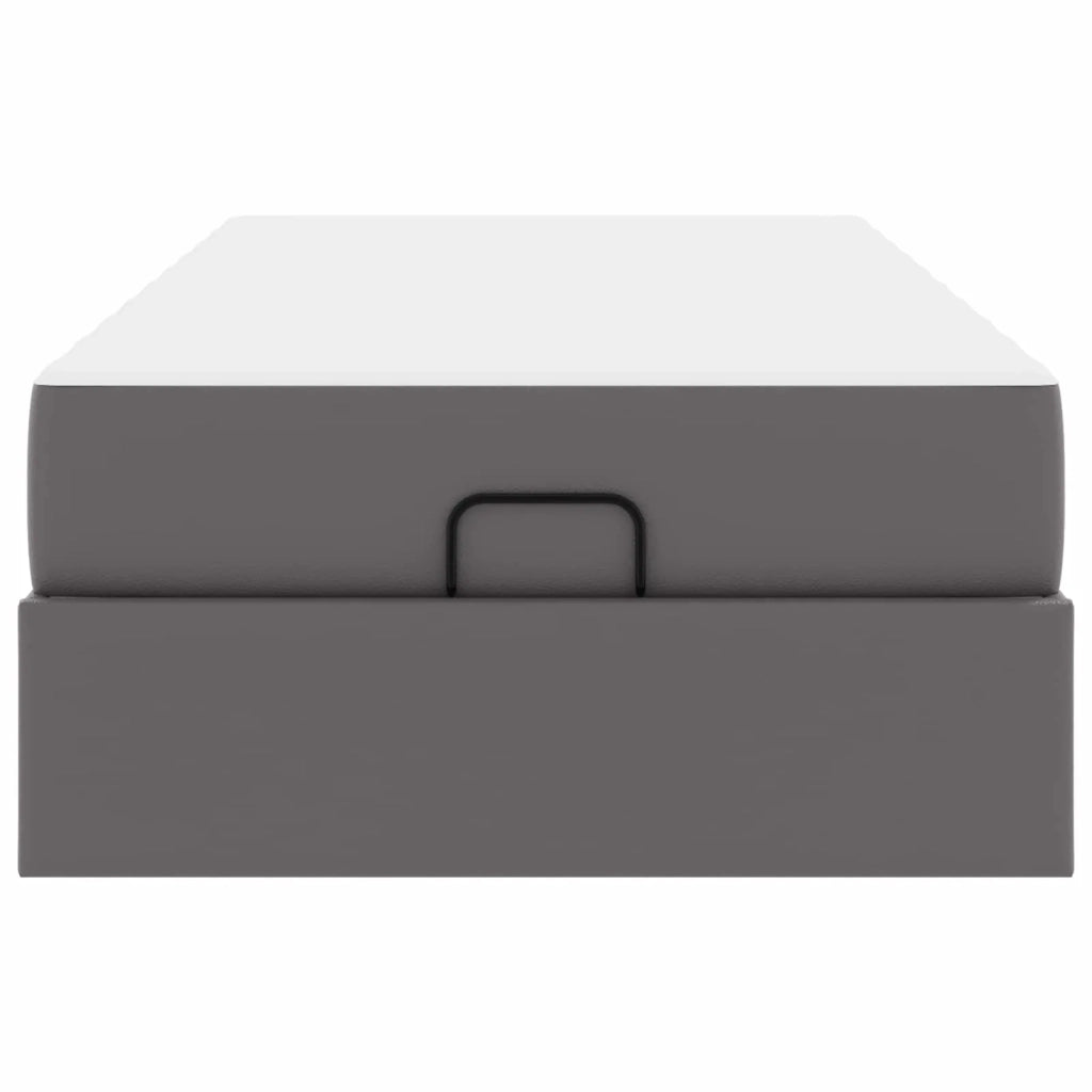 Struttura letto con materasso Altro 2 pcs Grigio PVC 3399407
