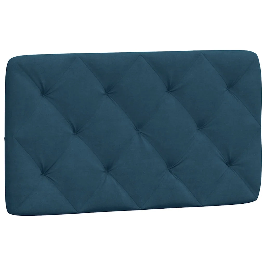 Letto con Materasso-Struttura Letto con Materasso Blu 80x200 cm in Velluto