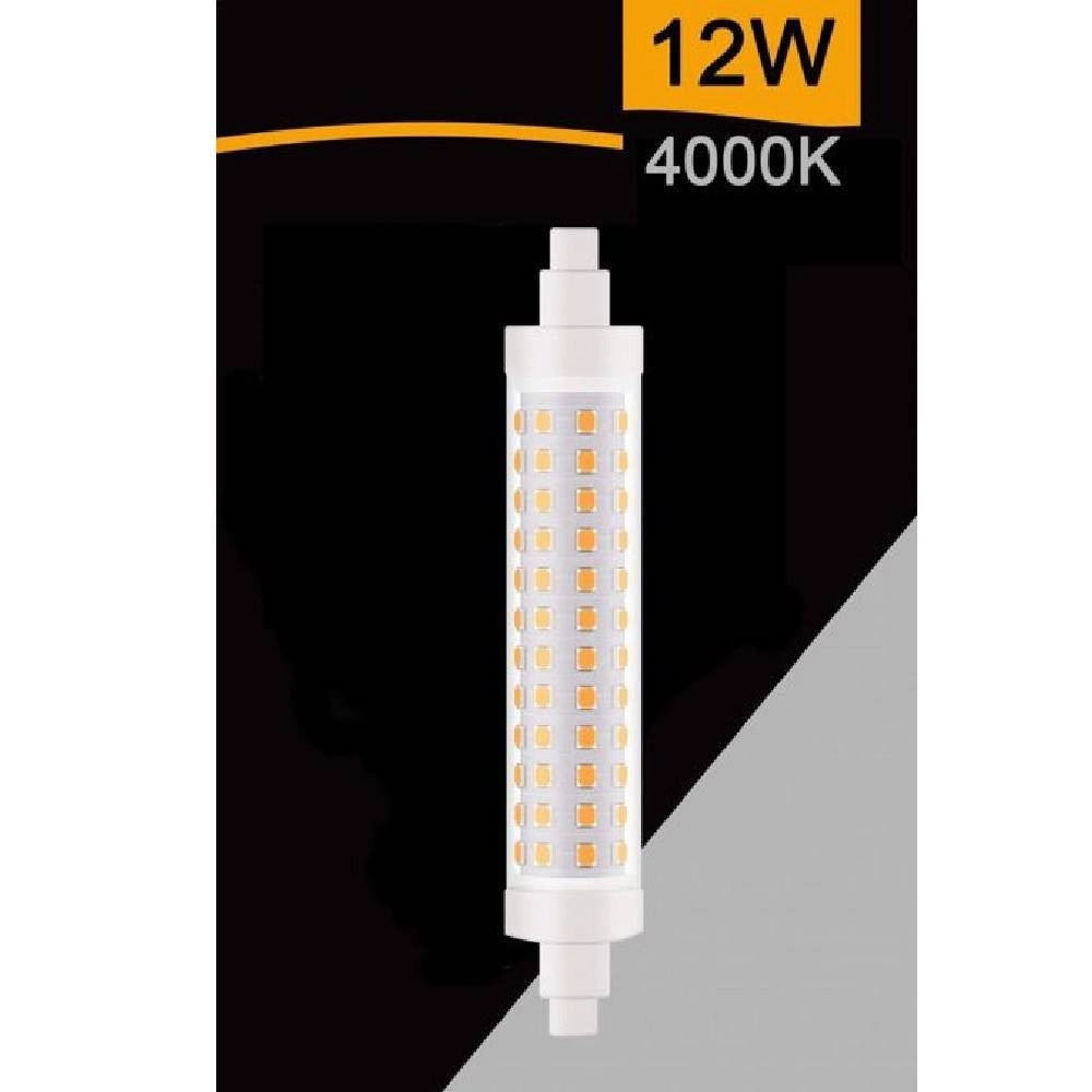Trade Shop - Lampadina Led R7s 12 W 1320lm Tubolare Luce 3000k 4000k 6500k Sparac-r7s-12w-001 -