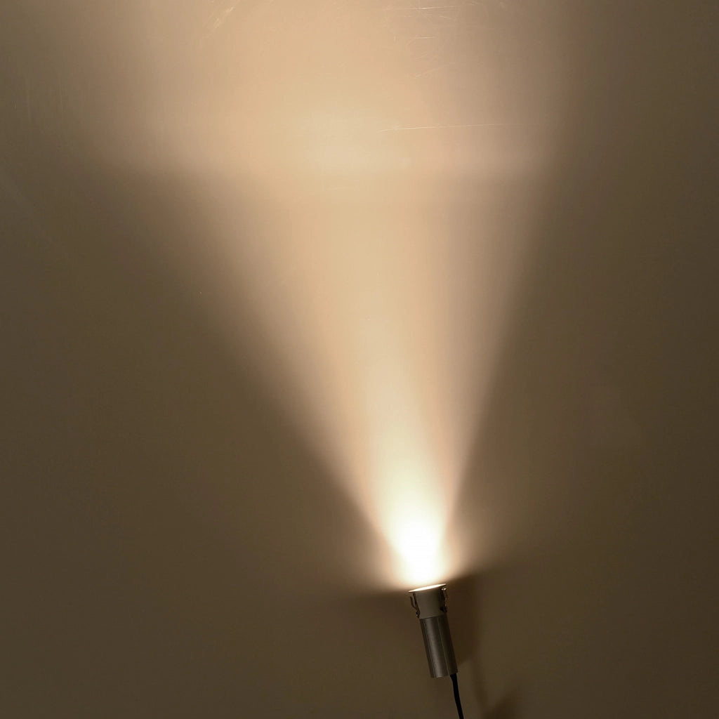 FARETTO LED DA INCASSO 3W LUCE NATURALE 4000K° - ILLUMINAZIONE A BASSO CONSUMO DESIGN COMPATTO IN ALLUMINIO BIANCO E ARGENTO