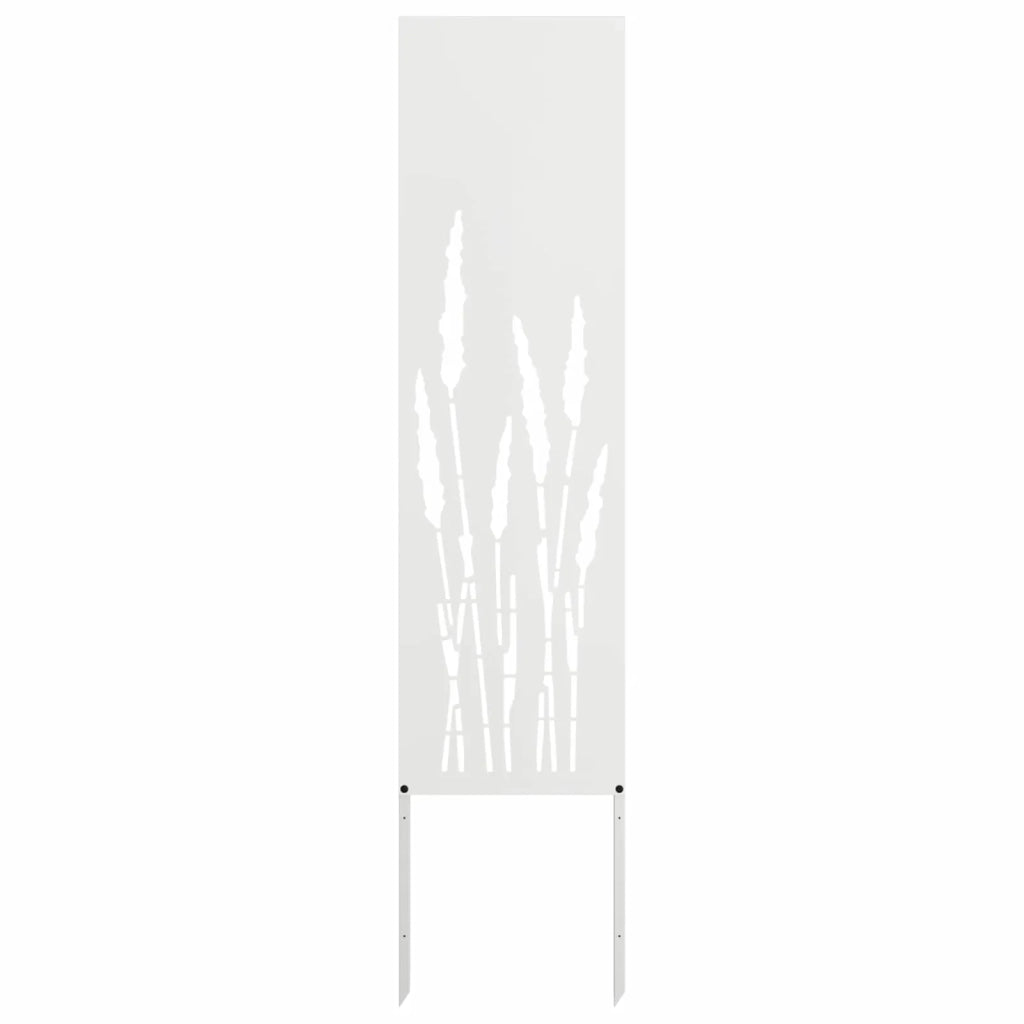 Schermo per privacy in giardino Traforo Bianco 32 x 140 cm 876239