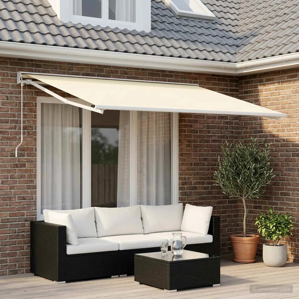 Telo di ricambio per tenda da sole Crema 300 x 250 cm 3444195