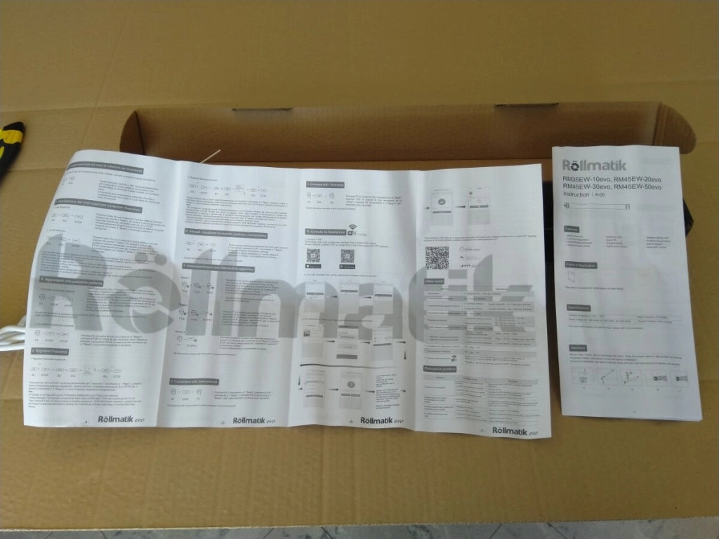 Motore per tapparelle Wi-Fi integrato (controllo da smartphone). Portata 10Nm - 20Kg
