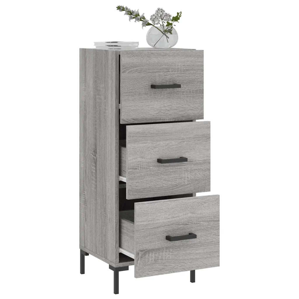 Credenza Grigio Sonoma 34,5x34x90 cm in Legno Multistrato 828610