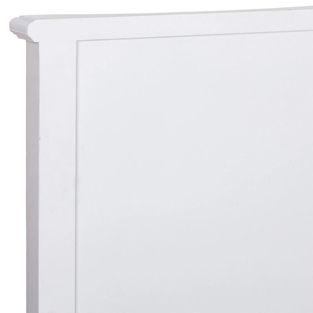 Testiera in legno bianco, 150x6x130h cm