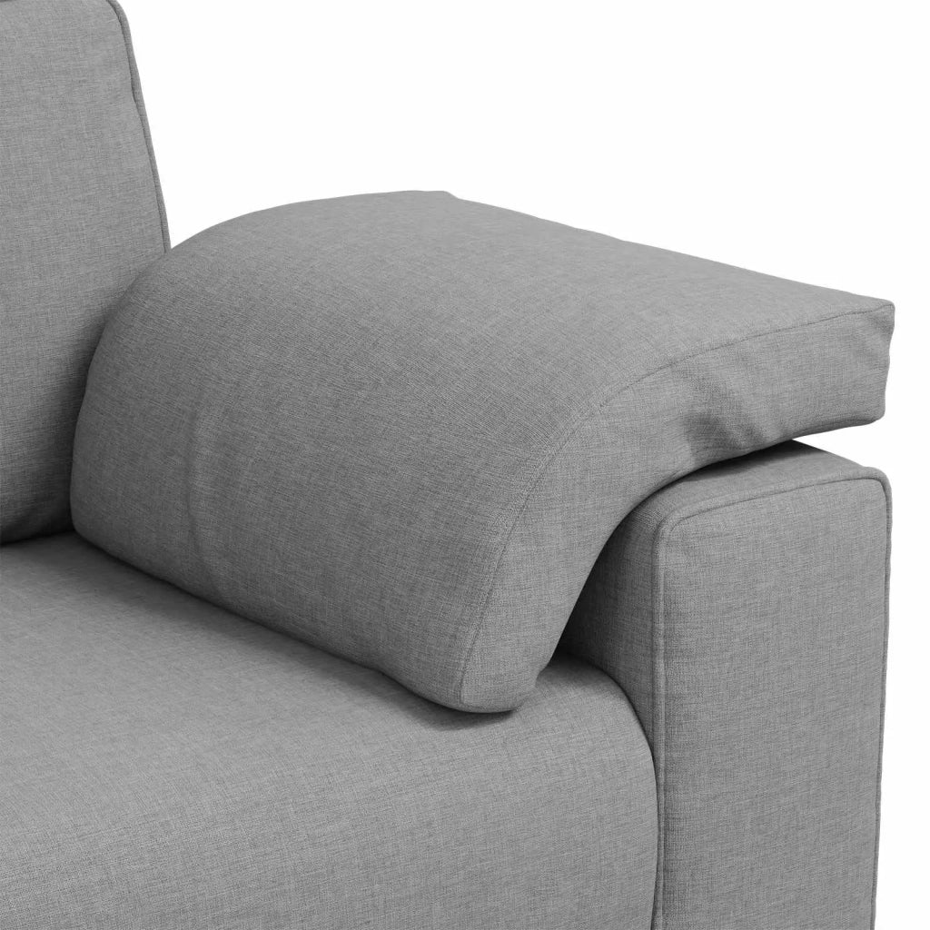 Divano 2 pcs Grigio Nuvola 219 x 80 x 82 cm Tessuto 3324748