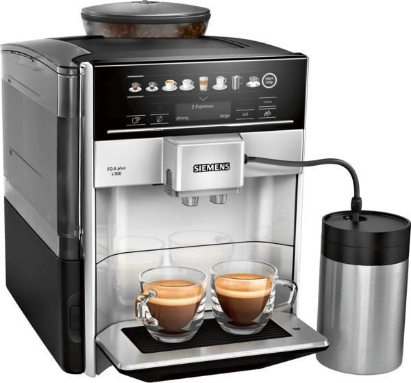 Siemens TE653M11RW EQ.6 Macchina da caffe' Automatica 1,7 L 15 bar 1500 W Display Touch LCD Cappuccinatore colore Argento