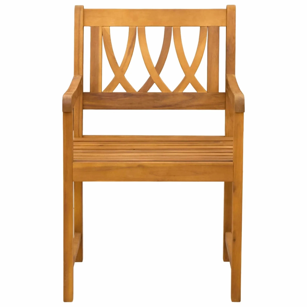 Panchina da esterno 4 pcs Naturale 56 x 55,5 x 90 cm 3416303