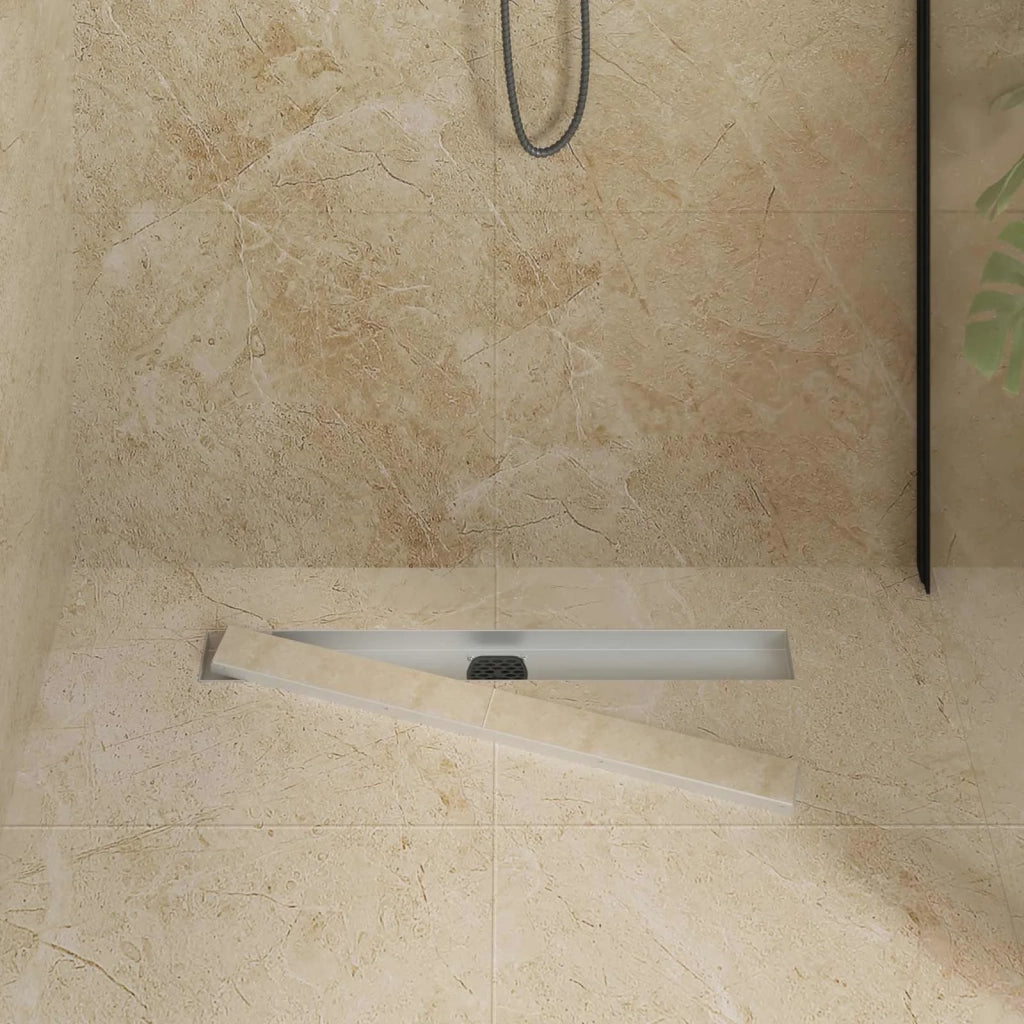 Scarico doccia 2-in-1 con sifone a 360¡ã Argento 70 cm CFW4726625