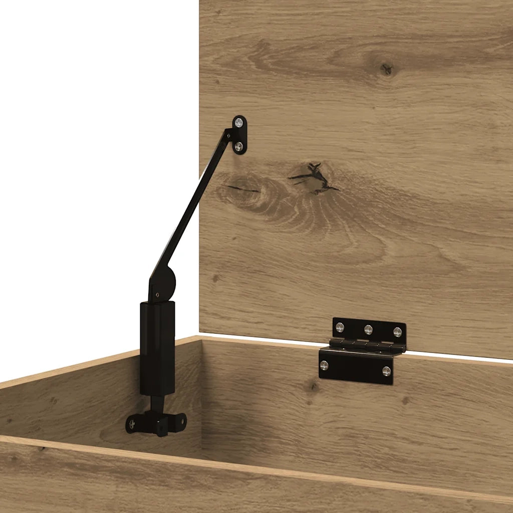 Cassapanca Rovere Artigianale 84x42x46 cm Legno Ingegnerizzato 856569