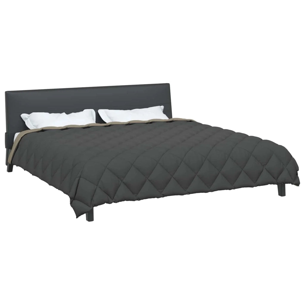 Duvet Invernale Grigio chiaro e Antracite 240 x 260 cm 42025763