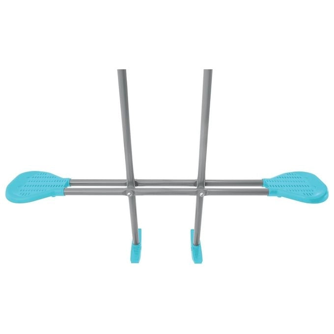 Intex 44122 Altalena con Seggiolino e Dondolo per Bambini 3-10 Anni Struttura in Acciaio Galvanizzato colore Grigio