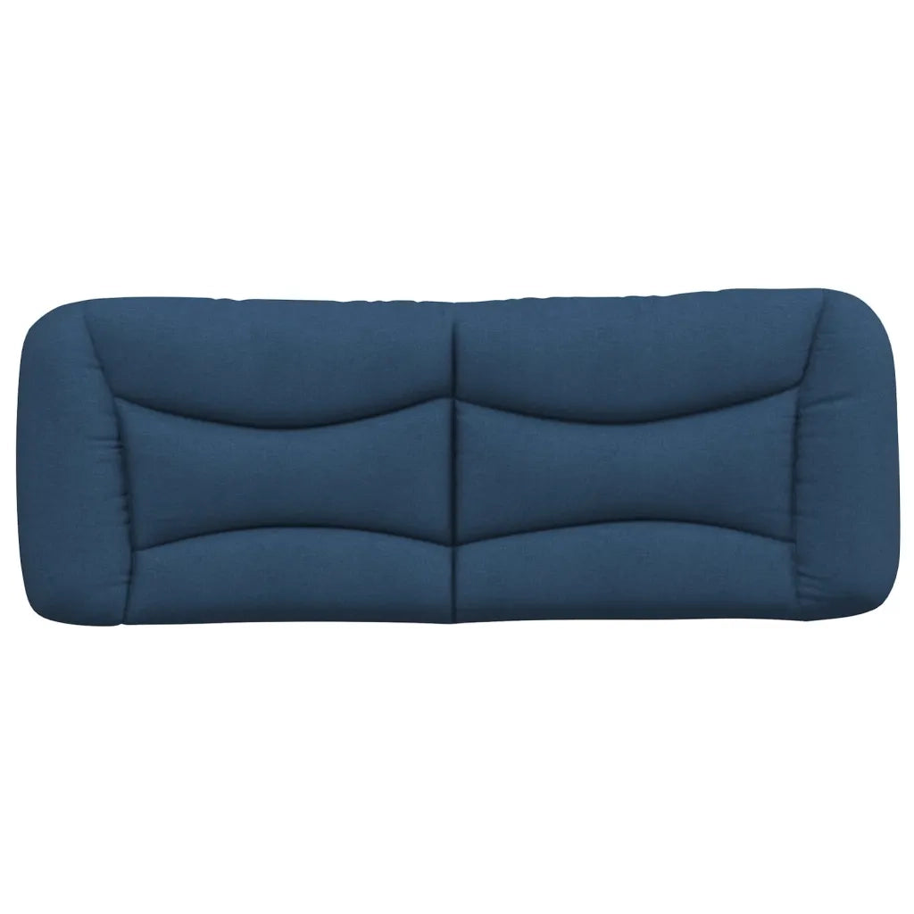 Cuscino Testiera Hvar Blu 140 cm in Tessuto 374582