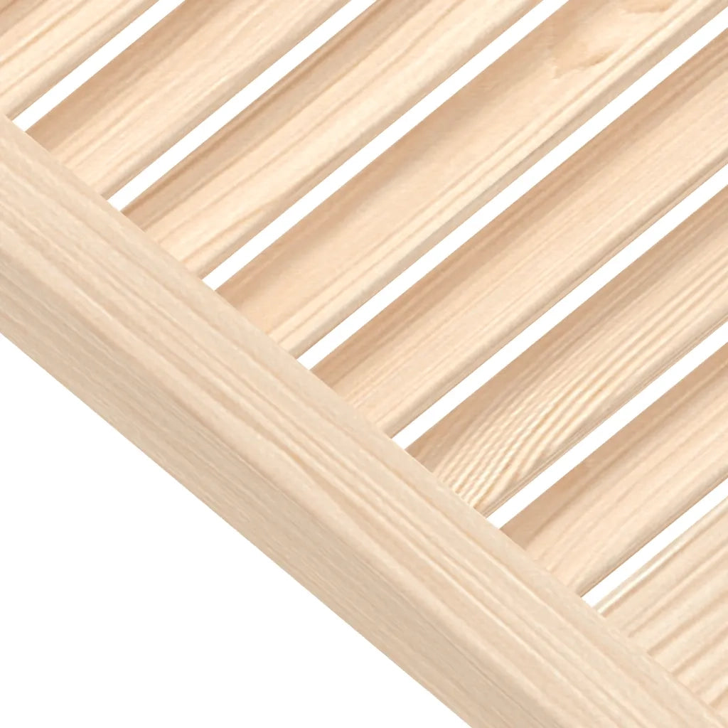 Ante con Design a Lamelle 4 pz 69x59,4 cm in Legno di Pino CFW9699447