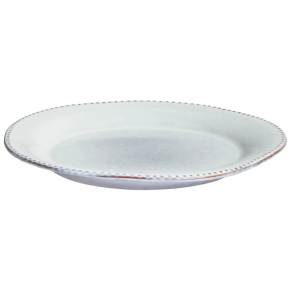 Set di 12 stoviglie in gres caolino blu chiaro fatto a mano con smalto reattivo Cucina Sala da pranzo