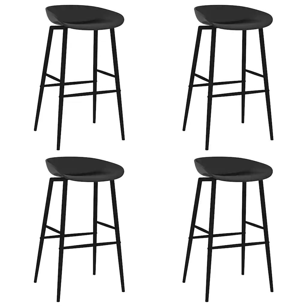Set da Bar 5 pz Bianco e Nero 3057437