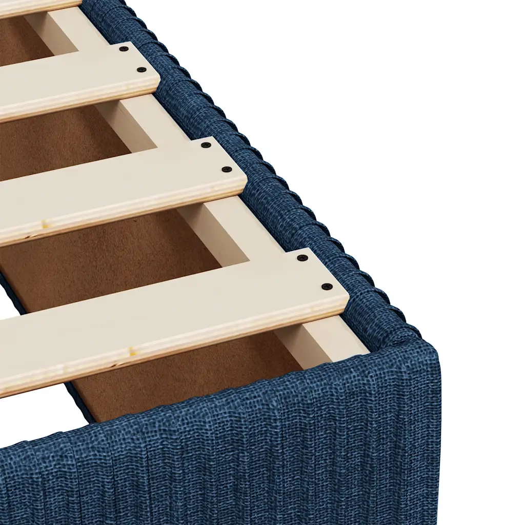 Giroletto senza Materasso Blu 80x200 cm in Tessuto 3284899