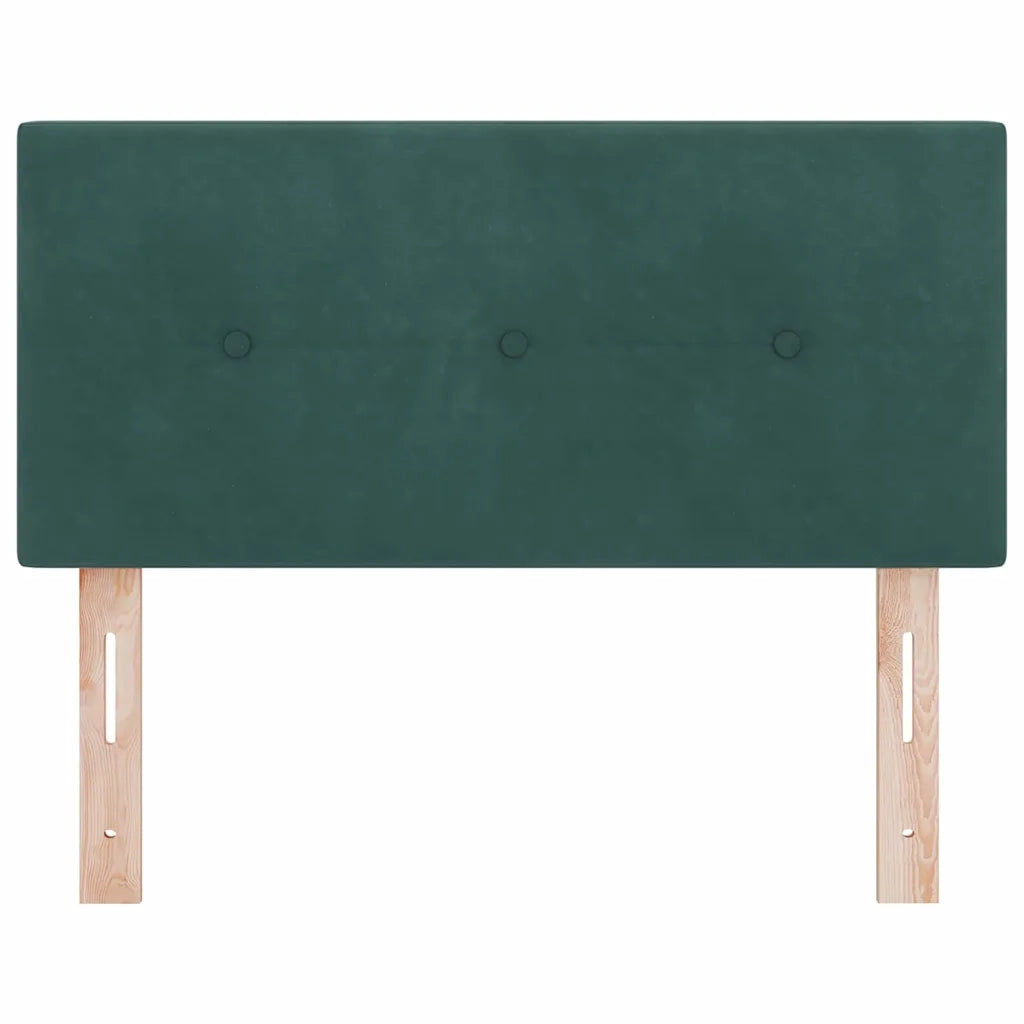 Testiera | Testata Verde Scuro 90 cm Velluto