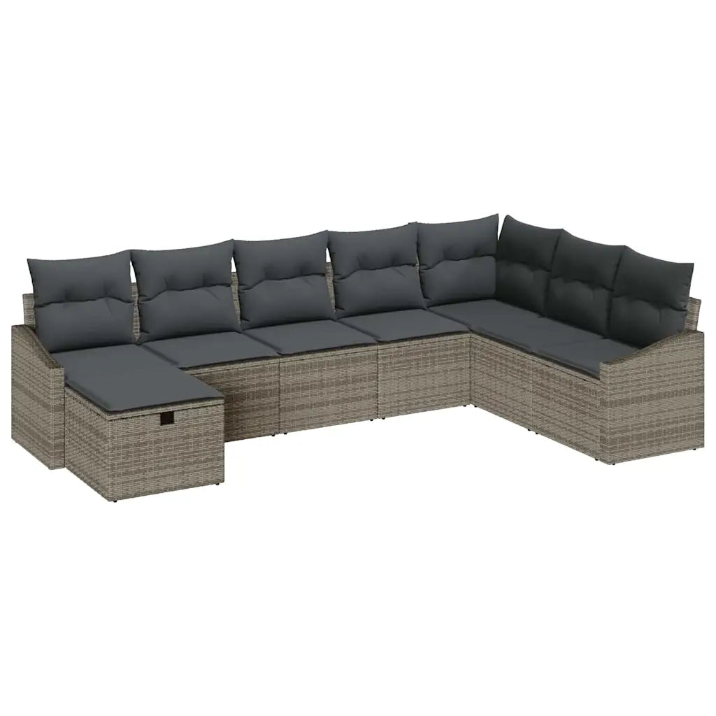Set di divani con cuscino 9 pcs polyrattan 3360660