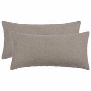 Federa 2 pcs HEERLEN Grigio Chiaro 40 x 70 cm Bouclé 909555