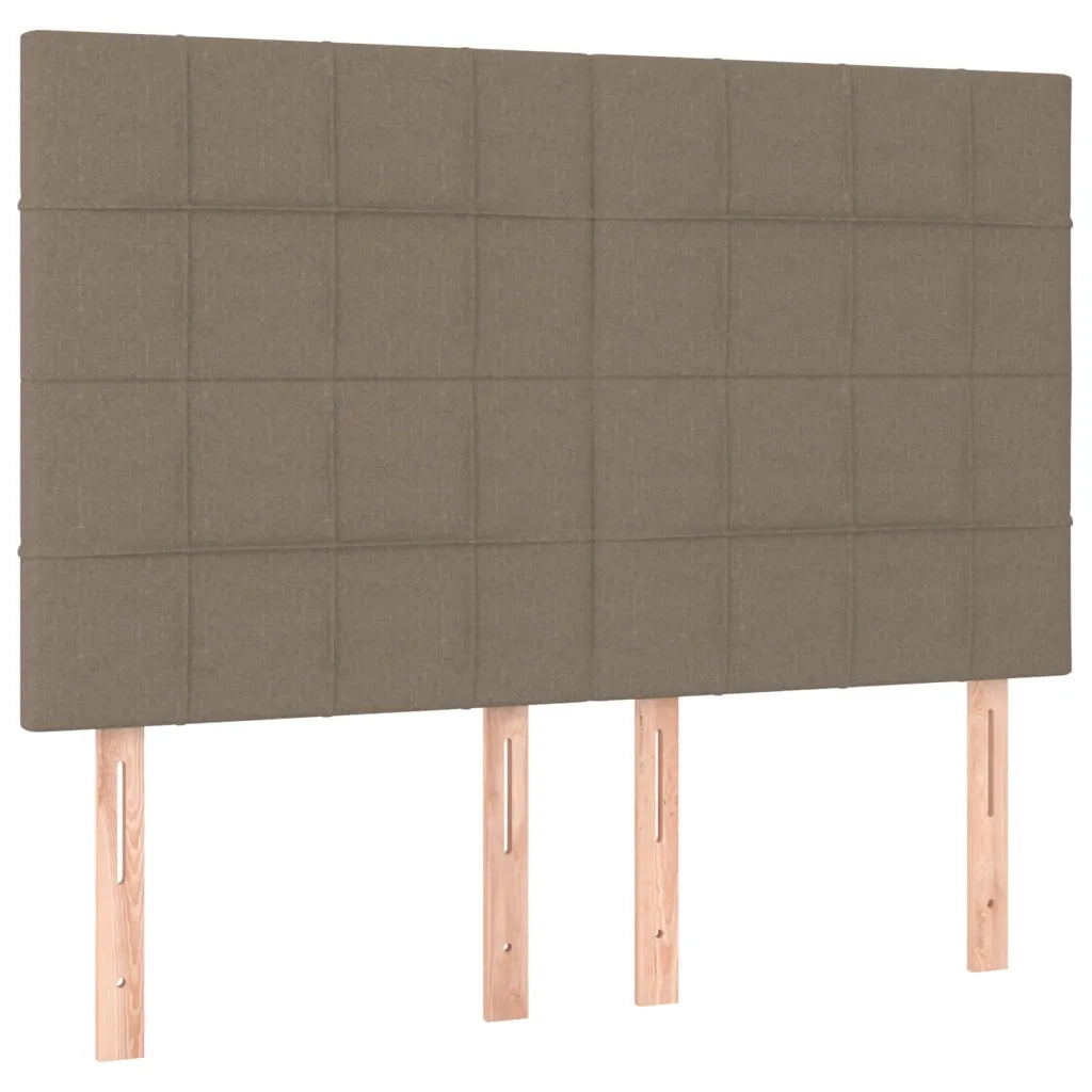 Giroletto a Molle con Materasso Tortora 140x200 cm in Tessuto 3131997