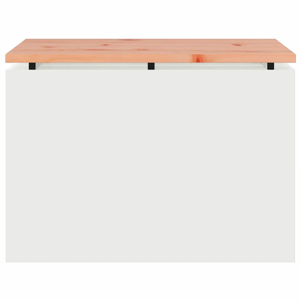 Panchina da Giardino | Panca da Giardino Bianco 60 x 40 x 43 cm Acciaio
