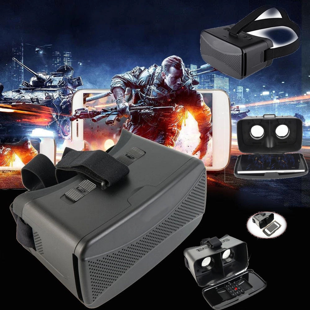 Trade Shop - Occhiali Maschera Headset 3d Per Smartphone Vrbox Realtà Virtuale Game -
