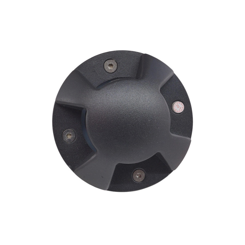 Trade Shop - Faretto 5w Watt Led Segnapasso Terra Tondo Incasso Ip65 Luce Bianca Fredda 6000k -