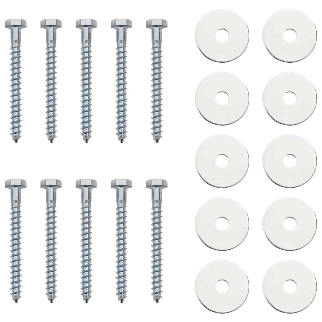 Ancora per Terra 10 pcs Argento Ø10 x 60 cm 42042364