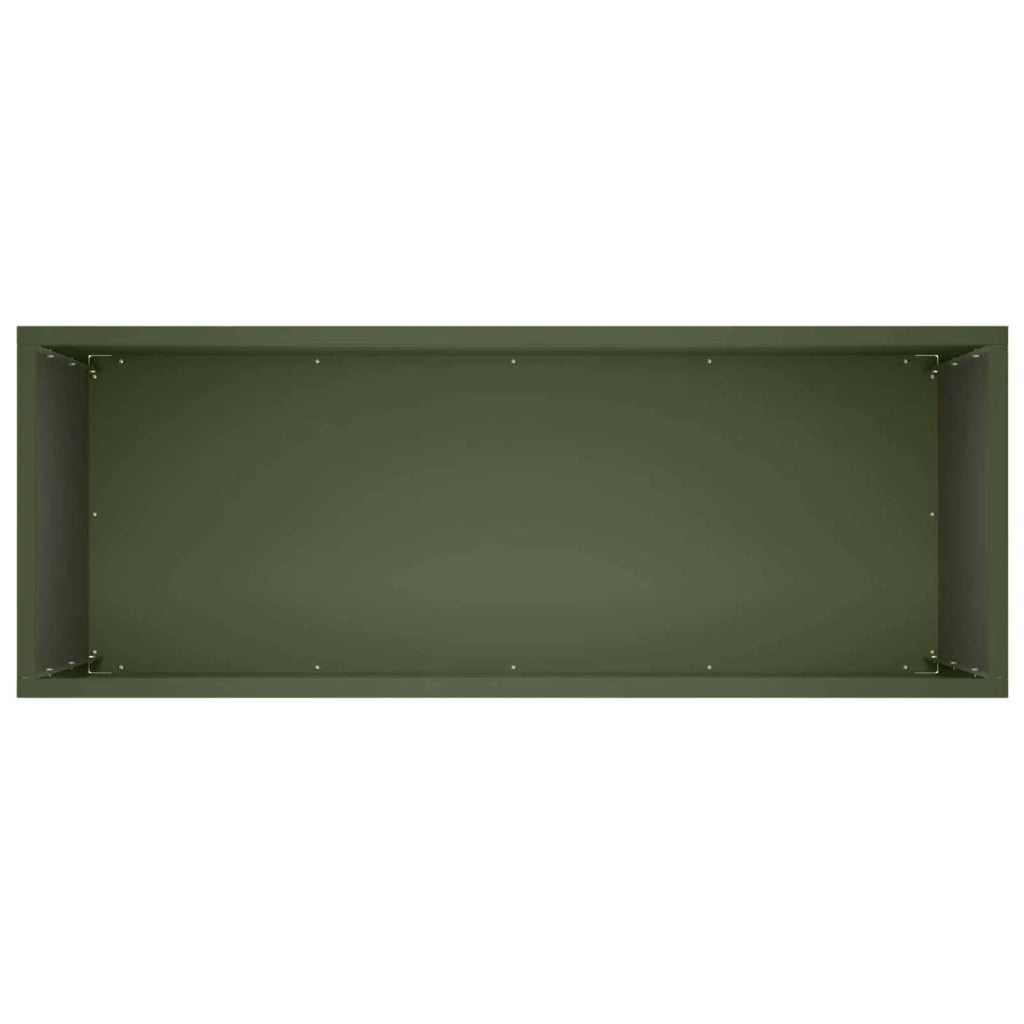Vaso da giardino Verde Oliva 80 x 30 x 50 cm 8005602
