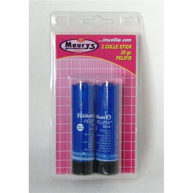 MAURY'S COLLA STICK 20GR 2PZ PER SCUOLA E UFFICIO