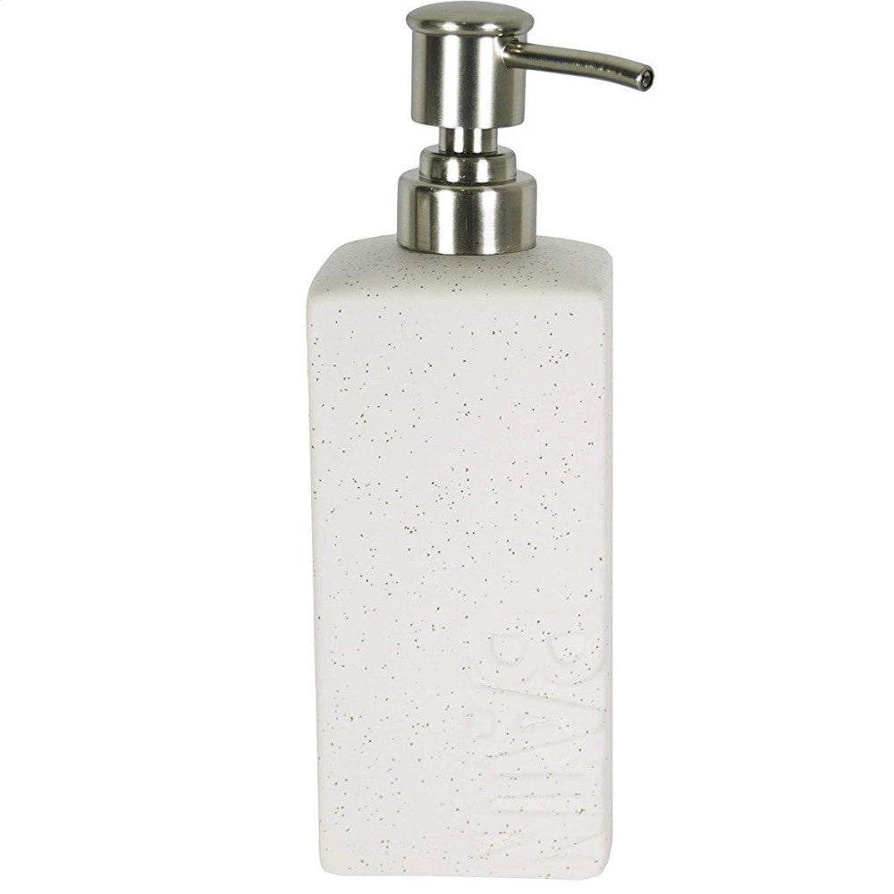 Trade Shop - Portasapone In Ceramica Porta Sapone Bain  10355 Trama 21cm Dispenser Sapone -