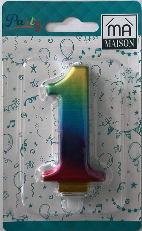 MA MAISON CANDELA "1" ARCOBALENO METALLIZZATO