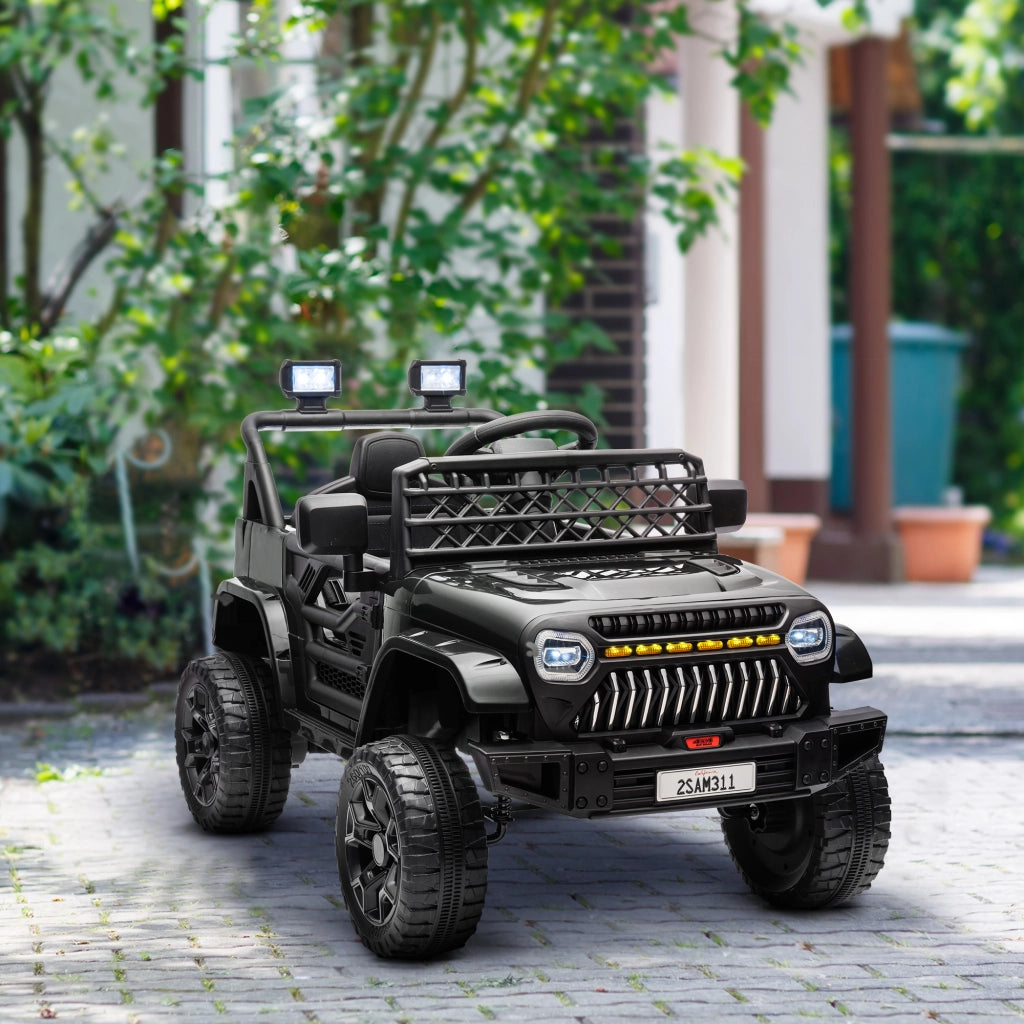 Auto Elettrica per Bambini con Telecomando ¨C zephmum ¨C Nero
