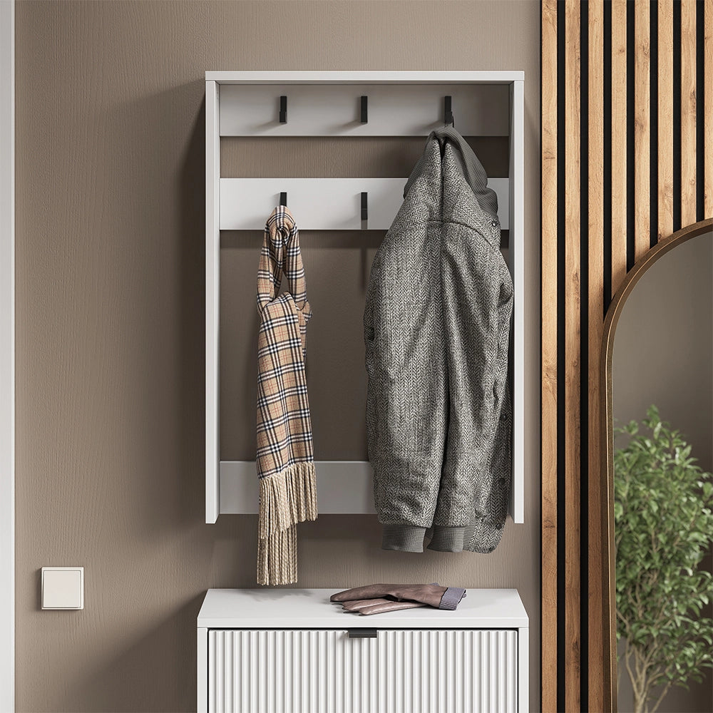 Vicco Appendiabiti da parete Bianco 60 x 85 cm