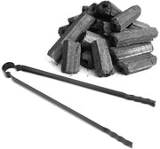 Tang per BBQ con manico antiscivolo - tang per BBQ in metallo - tang multifunzionale per servizio - 30 x 1,8 cm - sicura e resistente al calore - materiale di alta qualità - Tang per griglia
