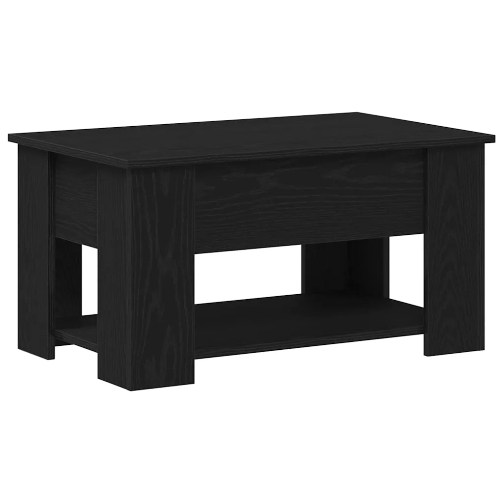 Tavolino da salotto | Tavolino da caff¨¨ | Tavolino da Soggiorno Rovere Nero 79 x 49 x 41 cm