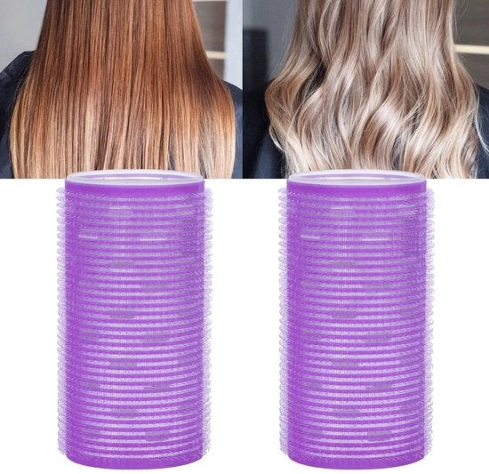 Krulspilli Zelfkleventi - Utile a Casa - Forte Presa - 5x10cm - Per Capelli Arricciati - Capelli Fisicamente Ricci - Rotoli per Capelli