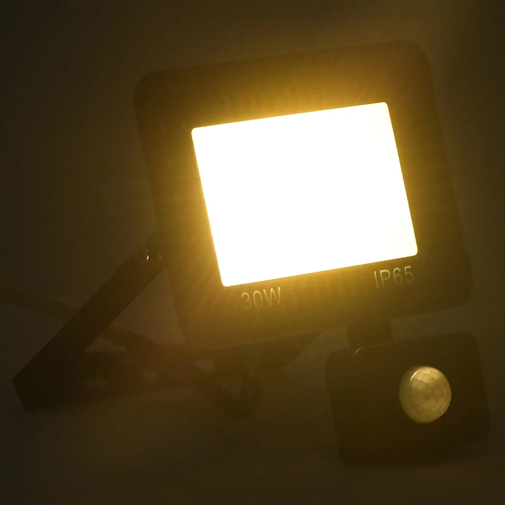 Faretto a LED con Sensore 30 W Bianco Caldo 149625