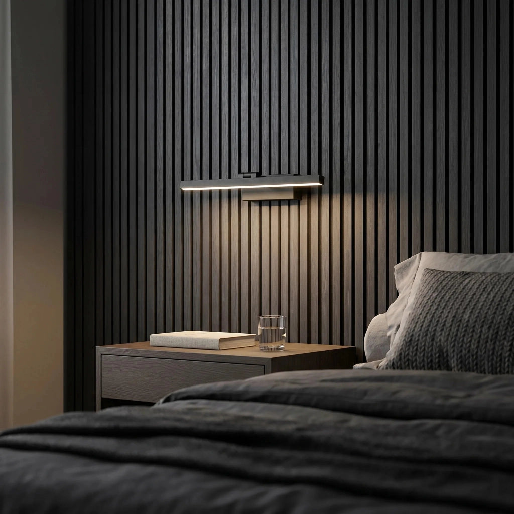 Applique Da Bagno Led APP1866-1W 40 Cm Black